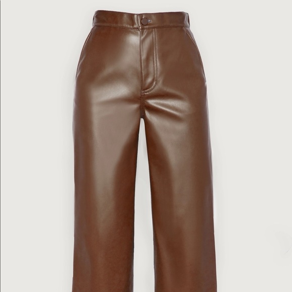 Oak + Fort Vegan Leather Pants - Picture 5 of 7